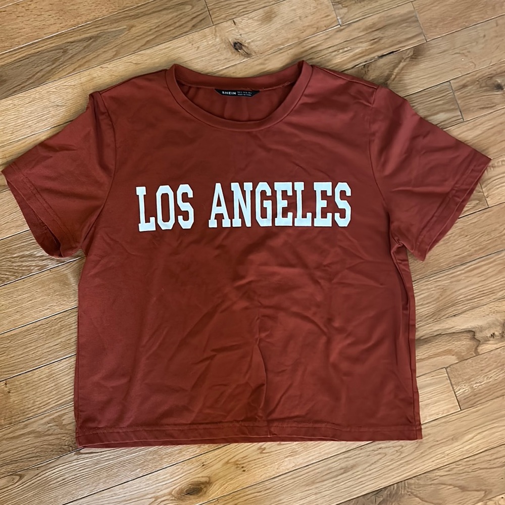 shein slightly cropped t-shirt